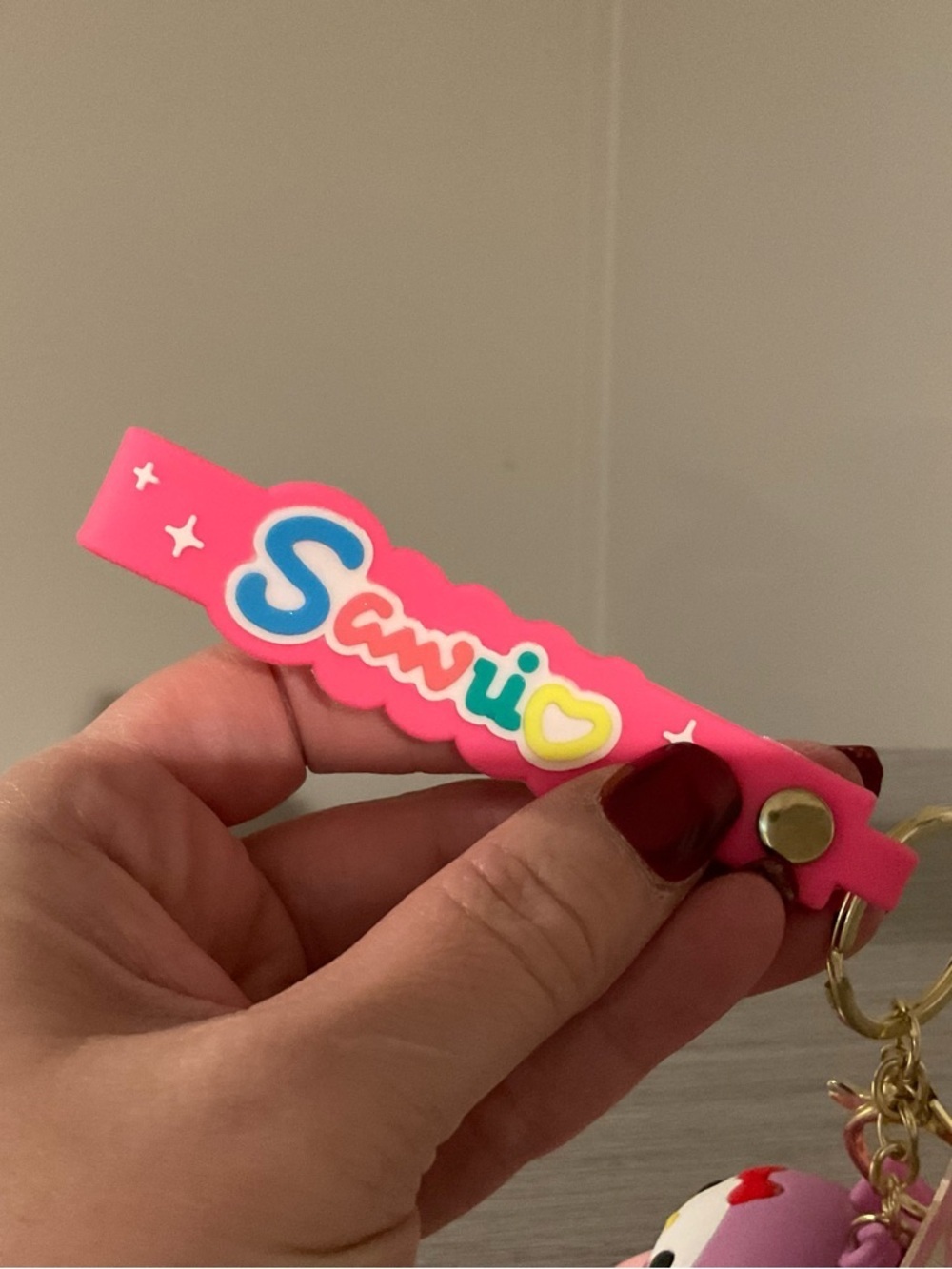 Sanrio My Melody Light up Keychain Pendant - Picture 2 of 4